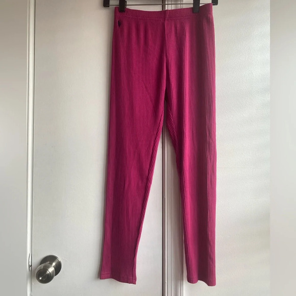 Polo Ralph Lauren leggings size 12-14 magenta - Picture 1 of 9